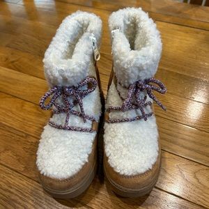 Cat & Jack toddler girl faux fur boots